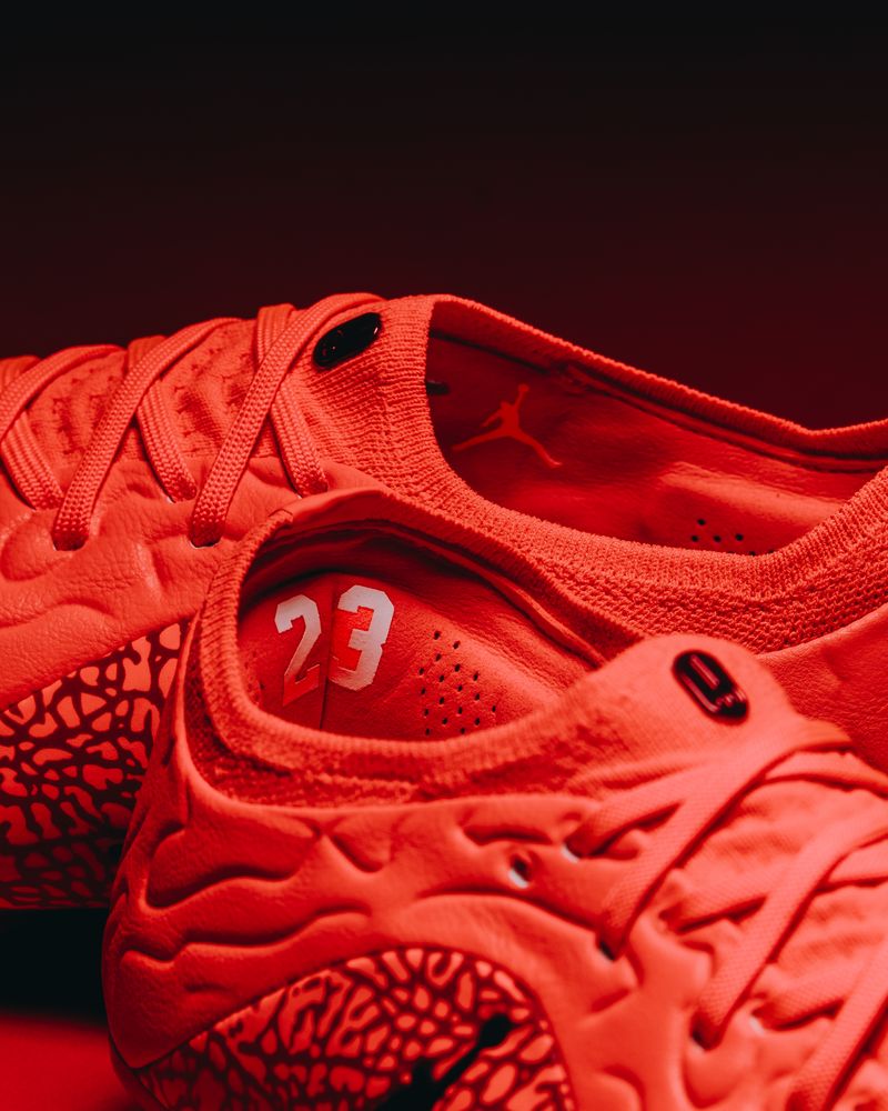 Heel detail with the number 23